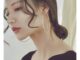 ต่างหูห่วงโลหะสีทองสีเงินขนาดใหญ่สําหรับผู้หญิง 1 คู่