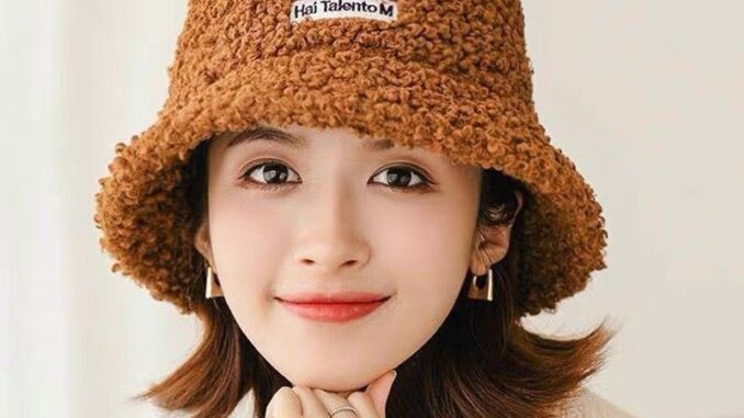 If หมวกบักเก็ต ผ้าขนแกะ แบบหนา ให้ความอบอุ่น เหมาะกับฤดูหนาว สําหรับผู้ชาย และผู้หญิง