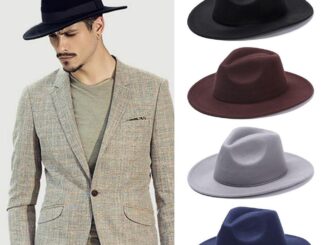 Sukaa Fedora หมวกปีกกว้าง สไตล์วินเทจ แฟชั่น สําหรับเต้นรํา ปาร์ตี้คาวบอย