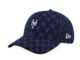 NEW YORK METS DENIM ALL-OVER MONOGRAM INDIGO DENIM 9FORTY CAP