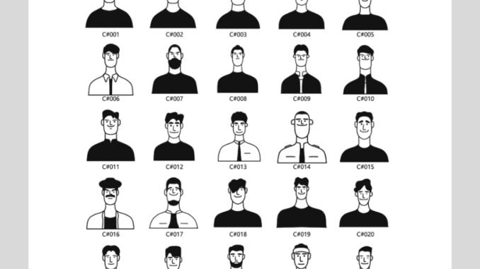 ตัวรีดสกรีน DFT Character สติกเกอร์ตัวการ์ตูนผู้ชาย ออกแบบลายสกรีนด้วยตัวเอง