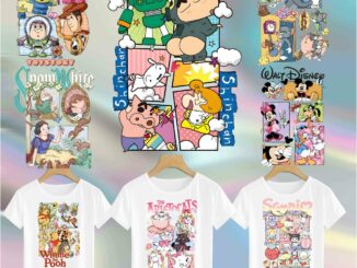Dtf สติกเกอร์ ลายการ์ตูนบันดลิ่ง ธีม 30 ซม.