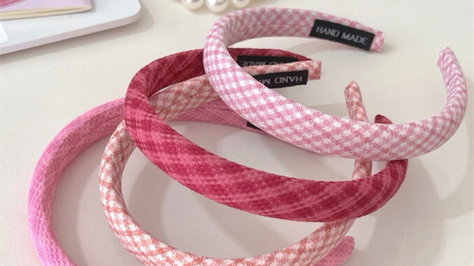 Cute 204 ที่คาดผม โทนชมพูสีหวาน
