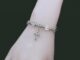 [HopeU] สร้อยข้อมือลูกปัด รูปไม้กางเขนพระเยซู สีเงิน สไตล์เรโทร เครื่องประดับสําหรับของขวัญคริสเตียน