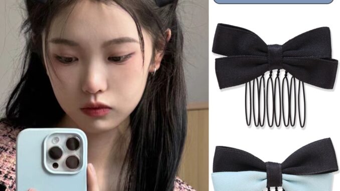 หวีผมผู้หญิง / หวีเสียบหัวเจ้าหญิง / กิ๊บติดผม น่ารัก หวาน หัก จัดระเบียบสิ่งประดิษฐ์ / การจับคู่สี โบ - ปม สองชั้น ผมหน้าม้า หยิก กิ๊บ หวีผมผู้หญิง / หวีเสียบหัวเจ้าหญิง / กิ๊บติดผม น่ารัก หวาน หัก จัดระเบียบสิ่งประดิษฐ์ / การจับคู่สี โบ - ปม สองชั้น ผมหน้าม้า หยิก กิ๊บ