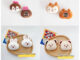 ((พร้อมส่ง)) เข็มกลัดตุ๊กตาติดกระเป๋า กระรอก หมี กระต่าย