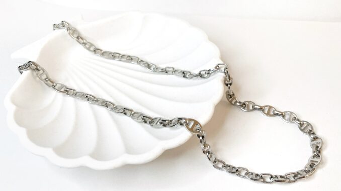 [สินค้ารุ่น S09] Stainless Steel Neck Chain 6mm  สร้อยคอสแตนเลสแท้ 100%  หนา 6 mm รับประกันสินค้า