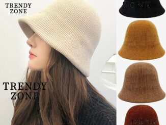 Trendyzone หมวกบักเก็ตลําลอง ผ้าถัก แบบหนา ให้ความอบอุ่น เหมาะกับชาวประมงกลางแจ้ง