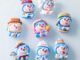 จี้เรซิ่น รูปการ์ตูนโดราเอมอน DIY 10 ชิ้น