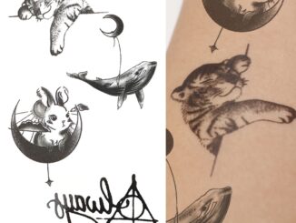 สติกเกอร์รอยสักชั่วคราว กันน้ํา ลอกออกได้ เสมือนจริง สําหรับใบหน้า มือ ร่างกาย แต่งหน้า ปาร์ตี้ วันเกิด เทศกาลคลื่น อุปกรณ์งานเลี้ยง