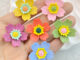 กิ๊บติดผมเรซิ่น ลายดอกไม้น่ารัก 10 ชิ้น / ชุด อุปกรณ์เสริม DIY