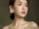 ต่างหูแฟชั่น รูปเปลือกหอย ดอกไม้ สีขาว เรียบง่าย