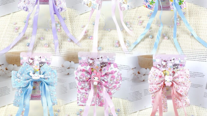 พร้อมส่งจากไทย กิ๊บติดผมโบว์หางยาวน่ารัก ลายSanrio พร้อมส่งจากไทย กิ๊บติดผมโบว์หางยาวน่ารัก ลายSanrio