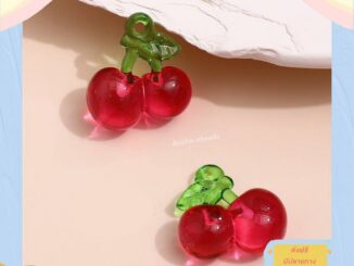 จี้ลูกปัดผลไม้แบบห้อย diy 1ถุง/10 ชิ้น