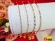 สร้อยข้อมือทอง2กษัตริย์ห้อยกระพรวน ลายไข่ปลา
