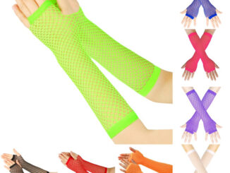[พร้อมส่งไทย] ปลอกแขนตาข่าย ปลอกแขน ถุงมือ ใส่เต้น cover มีให้เลือก 8 สี นีออน เนื้อผ้าใส่สบาย ไม่คัน สงกรานต์