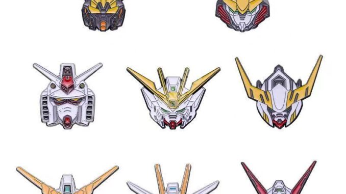 เข็มกลัดฟิกเกอร์กันดั้ม Deathscythe Unicorn BANSHEE Barbatos STRIKE FREEDOM Wing Gundam Zero ขนาด 4 ซม. สําหรับตกแต่ง