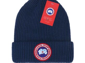 Canada Goose Logo Wool Beanie