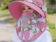 & Sellbest & Summer หมวกชาวประมง พิมพ์ลาย กลางแจ้ง ป้องกันรังสียูวี ปีกกว้าง ทํางานในสวน < OD>
