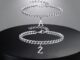 Meaeguet A-Z สร้อยข้อมือสเตนเลส จี้ตัวอักษร 26 ตัว ประดับเพทาย ของขวัญ สําหรับผู้ชาย DIY