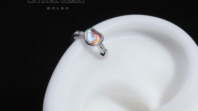 BOLSO Earcuff รุ่น crystal heart