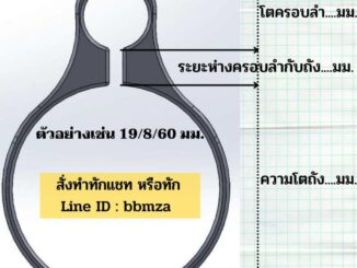 แหวนรัดคอถัง สั่งทำได้หลายขนาด สนใจสั่งทำ ทักแชทแจ้งขนาดได้เลยครับ (ลำ-ห่าง-ถัง)