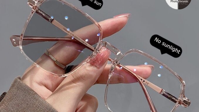 แว่นตาโฟโตโครมิก ทรงสี่เหลี่ยม ป้องกันรังสียูวี 400 ป้องกันแสงสีฟ้า สําหรับผู้หญิง และผู้ชาย แว่นตาโฟโตโครมิก ทรงสี่เหลี่ยม ป้องกันรังสียูวี 400 ป้องกันแสงสีฟ้า สําหรับผู้หญิง และผู้ชาย