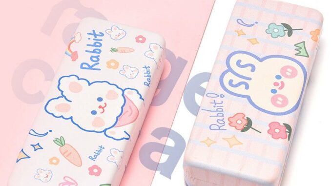 atroom กล่องแว่นตา ลายกระต่าย กล่องใส่แว่นตา น่ารักมาก ข้างในเป็นกำมะหยี่