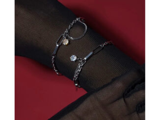 Chain & Gems Silver Bracelet (4 colors gemstone) - mihn.