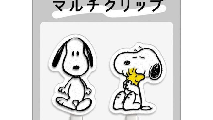 กิ๊บคู่ Snoopy sn Multi Clip กิ๊บติดผม ลายกลิตเตอร์ นำเข้าจากญี่ปุ่น