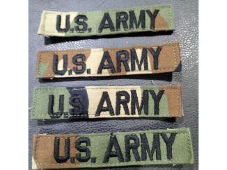 อาร์ม US ARMY ลายพราง WOODLAND