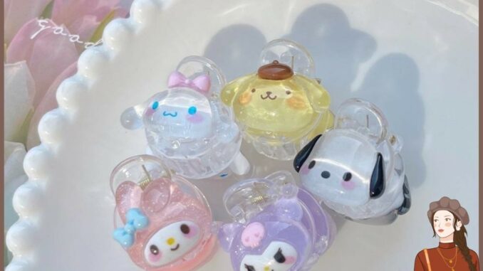 Bubble กิ๊บติดผม พลาสติกเรซิ่น ลายการ์ตูน ขนาดเล็ก เครื่องประดับแฟชั่น