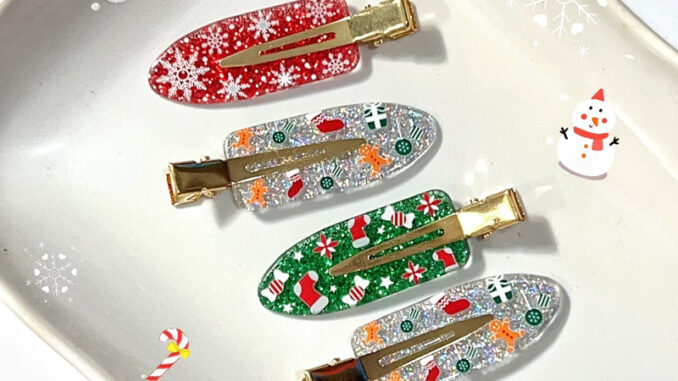 พร้อมส่งจากไทย ส่งไวใน1 วัน ❄️(1ชิ้น)กิ๊บคริสมาสต์ กิ๊บเตารีด Christmas
