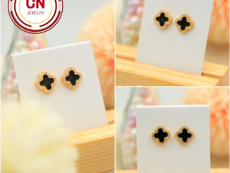 ต่างหูห่วงเพชร  ต่างหูชุดที่1 รุ่นขายดี 1คู่  CN Jewelry ตุ้มหู ต่างหูห่วงทอง ต่างหูแฟชั่น ต่างหูผู้หญิง