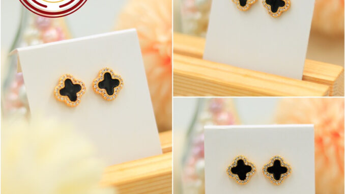 ต่างหูห่วงเพชร  ต่างหูชุดที่1 รุ่นขายดี 1คู่  CN Jewelry ตุ้มหู ต่างหูห่วงทอง ต่างหูแฟชั่น ต่างหูผู้หญิง