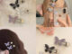 พร้อมส่งจากไทย  กิ๊บติดผม กิ๊บติดผมน่ารัก กิฟโบว์ รูปผีเสื้อ 1ชิ้น