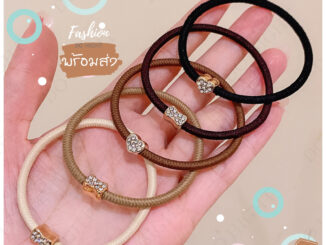 คละสี⚡พร้อมส่ง⚡ มีเก็บเงินปลายทาง  ยางรัดผม  สไตล์เกาหลี  : Do hight
