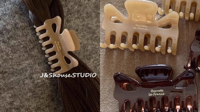 Kf723 กิ๊บติดผม สีกาแฟและน้ําตาลอะซิเตท ขนาดเล็ก สไตล์เกาหลี สําหรับผู้หญิง