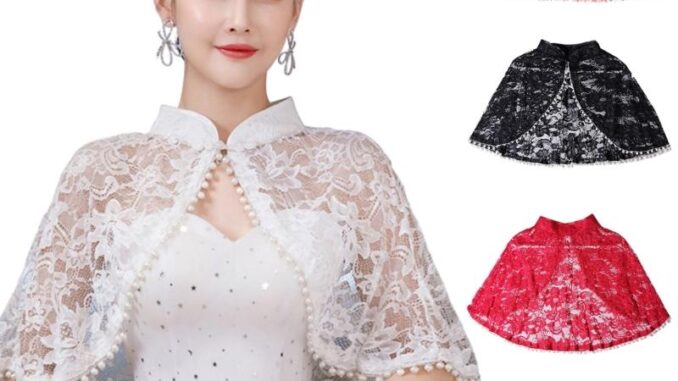 Hik เสื้อคลุมไหล่ หรูหรา สําหรับงานราตรี กี่เพ้า