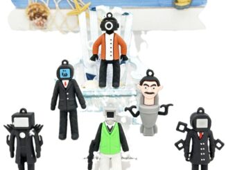 พวงกุญแจ PVC จี้รูปอนิเมะ Skibidi Dop ตลก เครื่องประดับ สําหรับผู้ชาย และผู้หญิง