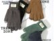 Trendyzone ถุงมือผ้าถัก กันลม ให้ความอบอุ่น สีพื้น สไตล์เกาหลี สําหรับผู้ชาย