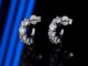 Real Moissanite ต่างหูห่วงเงินแท้ 925 ทรงกลม 3 มม. 4 มม. สีขาว หรูหรา พร้อมใบรับรอง GRA ผ่านการทดสอบ สําหรับหมั้น งานแต่งงาน งานวันเกิด