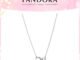 Pandora  ประกายอินฟินิตี้ Collier สร้อยคอ ความรักนิรันดร์ XL1002 Necklace ของขวัญเครื่องประดับ