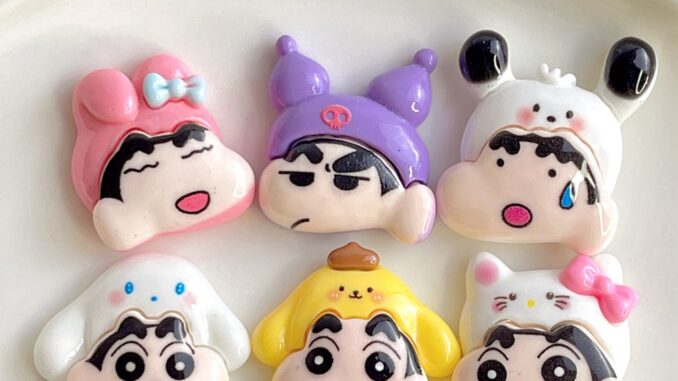 [4 #] การ์ตูน ระมัดระวัง ไขว้ ชุดครีม กาว diy เคสโทรศัพท์ เครื่องประดับผม หัวเชือก ถ้วยน้ํา เครื่องเขียน ความงาม เรซิน พร้อมรู รองเท้า หัวเข็มขัด อุปกรณ์เสริม SC