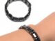 [BestBuyshop] ใหม่ พร้อมส่ง สร้อยข้อมือหินแม่เหล็ก ทรงกลม ลดน้ําหนัก สีดํา สําหรับบําบัดสุขภาพ