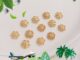 ❤️เครื่องประดับ DIY❤️ลูกปัดชุบทอง 14K รูปใบโคลเวอร์สี่แฉก ดอกพลัม ขนาดเล็ก อุปกรณ์เสริม สําหรับทําเครื่องประดับสร้อยข้อมือ DIY [กําไลข้อมือ/สร้อยคอ/สร้อยข้อมือ/ต่างหูห่วง]