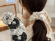 [ Featured ] ยางรัดผม ผ้าซาติน ลายจุด - ยางรัดผม ลําไส้ใหญ่ - ยางรัดผมแฟชั่น - ริบบิ้นผม ความสง่างาม - ยางรัดผม - เครื่องประดับผมเด็กผู้หญิง