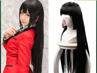 วิกผมยาวตรง jabami yumeko ลายการ์ตูนอนิเมะ สําหรับคอสเพลย์