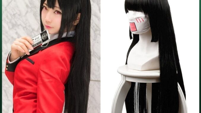วิกผมยาวตรง jabami yumeko ลายการ์ตูนอนิเมะ สําหรับคอสเพลย์ วิกผมยาวตรง jabami yumeko ลายการ์ตูนอนิเมะ สําหรับคอสเพลย์