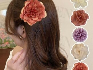 กิ๊บติดผมหน้าม้า ลายดอกไม้ เครื่องประดับแฟชั่น สําหรับผู้หญิง